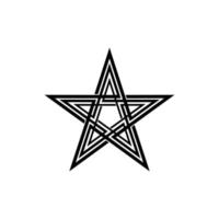 Sternform für Logo, Symbol, Symbol, Piktogramm oder Grafikdesignelement. Vektor-Illustration vektor