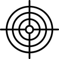 Symbol für Zielvektorlinie vektor