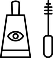 Symbol für die Vektorlinie des Wimpernöls vektor