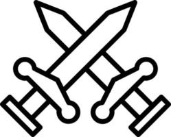Symbol für Stierkämpfer-Vektorlinie vektor