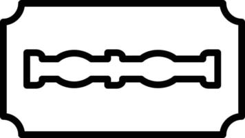 Symbol für die Klingenvektorlinie vektor