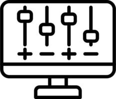 Symbol für die Volumenvektorlinie vektor