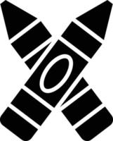 Zeichenstift-Glyphen-Vektorsymbol vektor