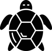 Schildkröten-Glyphe-Symbol vektor