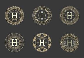 Gratis Retro Hotel Logos Vector