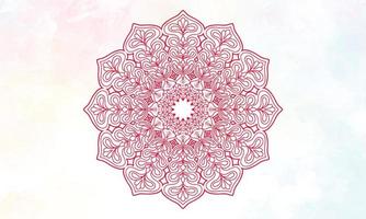 Mandala-Muster-Vektor-Print-Design. abstrakter Hintergrund mit Ornament. vektor