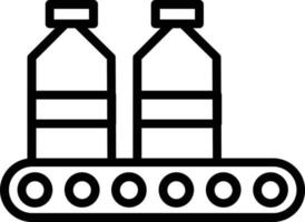 Symbol für die Vektorlinie der Lebensmittelindustrie vektor