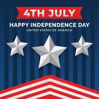 4. juli usa unabhängigkeitstag, amerikanischer unabhängigkeitstag4. juli vektor