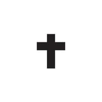 Cross-Logo oder Icon-Design vektor