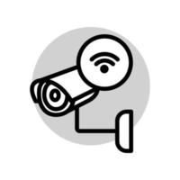 illustration vektorgrafik av CCTV-ikonen vektor