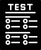 Test-Glyphe-Symbol vektor