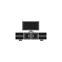 TV-Möbel-Vektor für Website-Symbol-Icon-Präsentation vektor