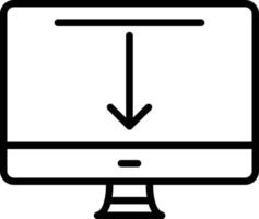 Symbol für die Vektorlinie der Schnittstelle vektor