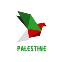 illustrationsvektor av gratis palestinsk origami perfekt för bakgrund, tryck, etc. vektor