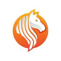 häst logotyp vektor