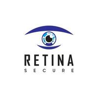Retina-Logo, Sicherheitssymbol vektor