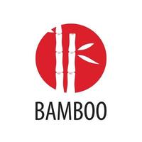 vektor bambu logotyp