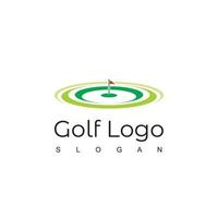 golf logotyp formgivningsmall vektor