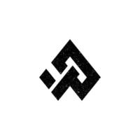 abstraktes anfangsbuchstabe sp-logo in schwarzer farbe isoliert auf weißem hintergrund angewendet für beratungskapital eigentumslogo auch geeignet für marken oder unternehmen mit anfangsnamen ps vektor