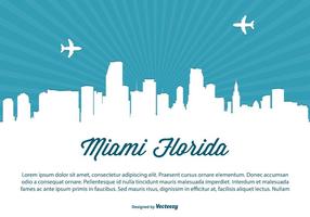 Miami Skyline Illustration