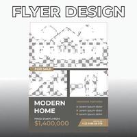 Flyer Design Vorlage vektor
