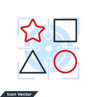 verschiedene Symbol-Logo-Vektor-Illustration. Variationssymbolvorlage für Grafik- und Webdesign-Sammlung vektor