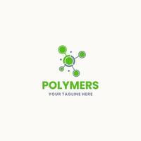 Polymere-Logo - Vektorillustration. geeignet für Ihre Designanforderungen, Logos, Illustrationen, Animationen usw. vektor