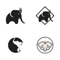 elefant logotyp mall vektor illustration design