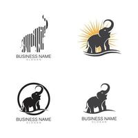 elefant logotyp mall vektor illustration design