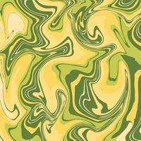 marmorstruktur i gula och gröna färger. abstrakt vektorbild. vektor
