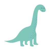 söt baby dinosaurie. förhistorisk seriefigur. vektor