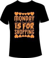 cyber Monday t-shirt design vektor