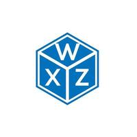 wxz-Buchstaben-Logo-Design auf schwarzem Hintergrund. wxz kreative Initialen schreiben Logo-Konzept. wxz Briefgestaltung. vektor