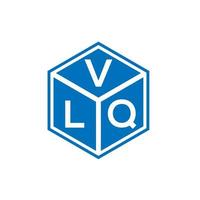 vlq-Buchstaben-Logo-Design auf schwarzem Hintergrund. vlq kreative Initialen schreiben Logo-Konzept. vlq Briefgestaltung. vektor