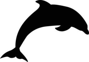 Delphin-Wassersäugetier-Symbol auf weißem Hintergrund. flacher Stil. Delphin-Symbol für Ihr Website-Design, Logo, App, ui. Delphin-Symbol. vektor