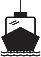 Boot-Symbol. flacher Stil. Schiffsboot-Symbol für Ihr Website-Design, Logo, App, ui. Schiff-Boot-Symbol. Boot Zeichen. vektor