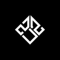 zuz-Buchstaben-Logo-Design auf schwarzem Hintergrund. zuz kreative Initialen schreiben Logo-Konzept. zuz Briefgestaltung. vektor