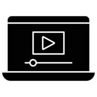 onlinevideoström som enkelt kan ändras eller redigeras vektor