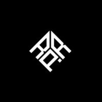 rpr-Buchstaben-Logo-Design auf schwarzem Hintergrund. rpr kreatives Initialen-Buchstaben-Logo-Konzept. rpr Briefgestaltung. vektor