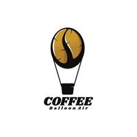 kaffe med luftballong illustration vektor