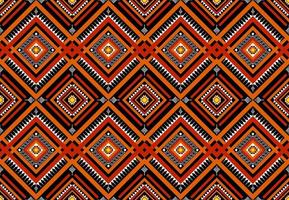 ethnisches geometrisches nahtloses Muster. natives traditionelles design für hintergrund, teppich, tapeten, kleidung, verpackung, batic, stoff, vektor illustraion.stickstil.