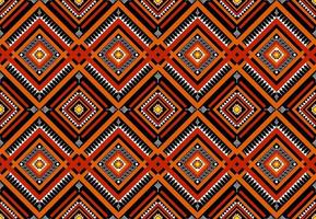 etniska geometriska sömlösa mönster. inhemsk traditionell design för bakgrund, matta, tapeter, kläder, omslag, batik, tyg, vektorillustration.broderistil. vektor