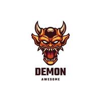 Illustrationsvektorgrafik des Dämons, gut für Logodesign vektor
