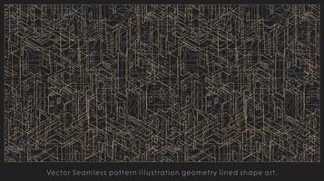 Vektor Musterdesign Illustration Geometrie gesäumt Form Kunst