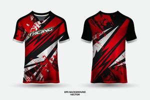 futuristisches Jersey-Design, geeignet für Sport, Rennen, Fußball, Gaming und Esports-Vektor vektor