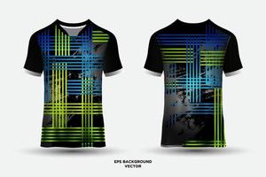 Außergewöhnliches Trikot-Design, geeignet für Sport, Rennen, Fußball, Gaming und Esports-Vektor vektor