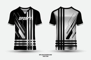 Elegant och trendig designtröja t-shirt sport lämplig för racing, fotboll, e-sporter. vektor