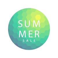 sommar försäljning banner mall design vektor
