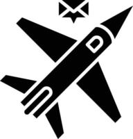 Postflugzeug-Symbolstil vektor