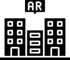 Ar City Icon-Stil vektor